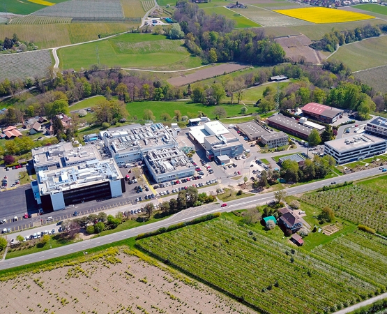 L’Arc lémanique peut compter sur une formule magique qui lui permet d’accueillir des multinationales comme le géant pharmaceutique Merck, à Aubonne.  PRNewsfoto/Merck