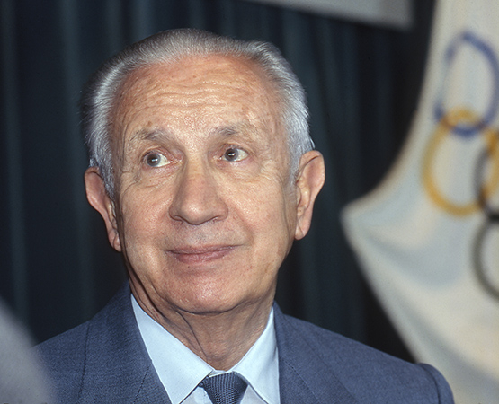Ancien président du CIO (1980-2001) décédé en 2010, Juan-Antonio Samaranch est à l’origine du concept de Capitale olympique. ARC Jean-Bernard Sieber